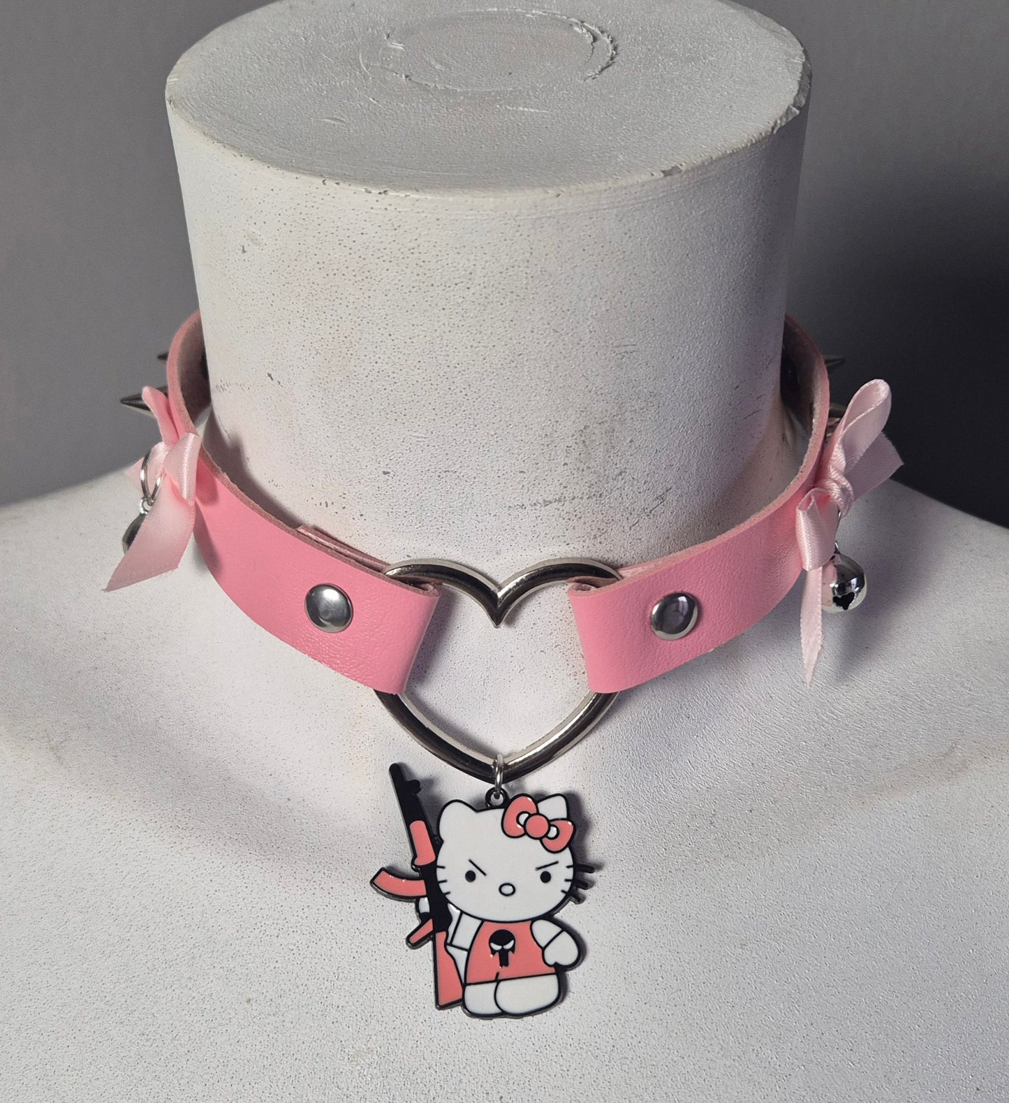 Chocker Kitty ak47 rosa