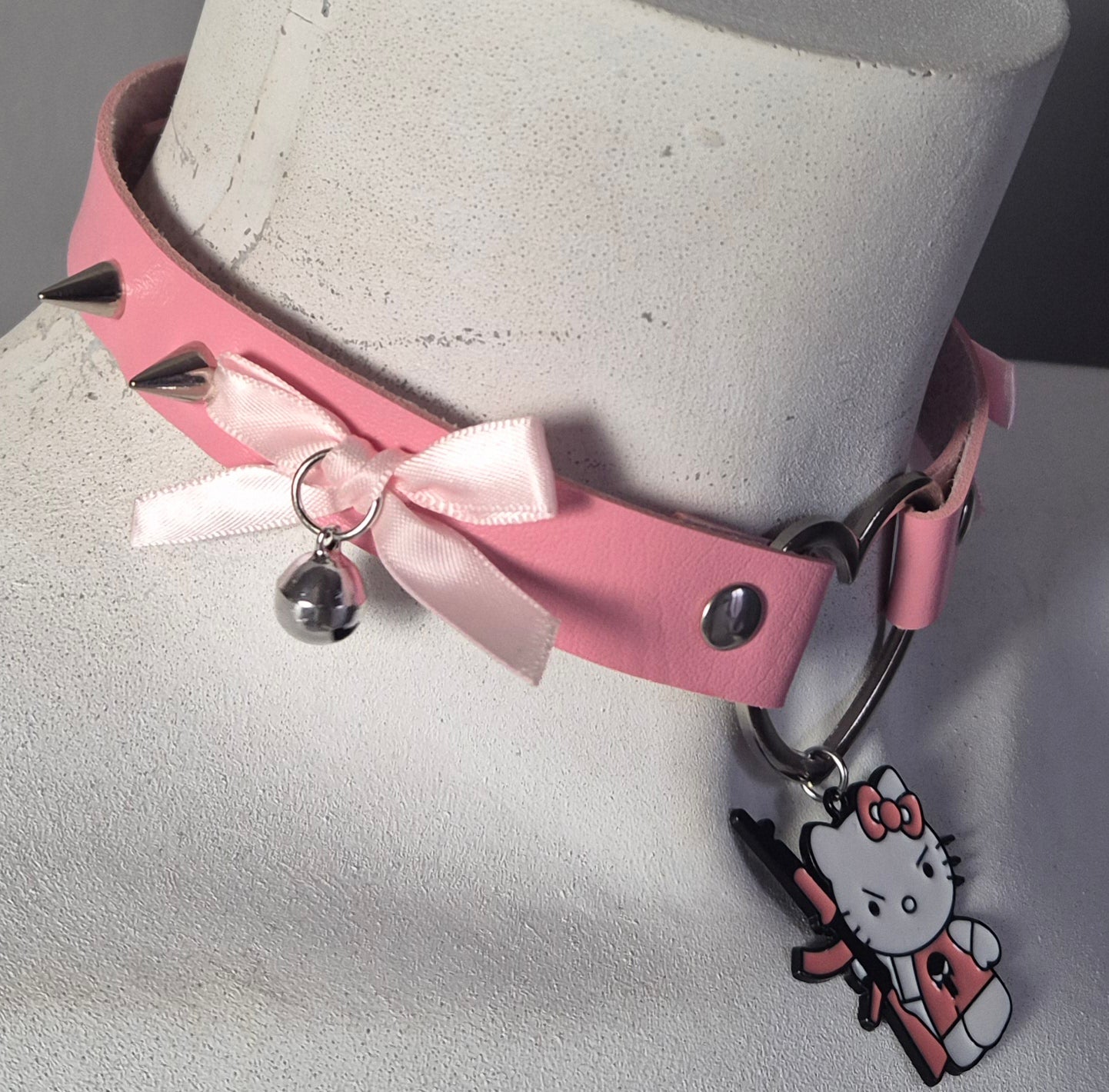 Chocker Kitty ak47 rosa