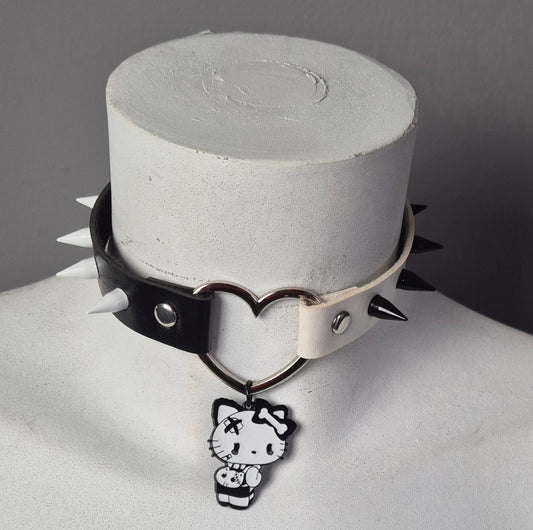 Chocker bicolore Emokitty